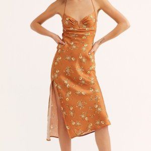 Free People Wildflower Midi - Orange
